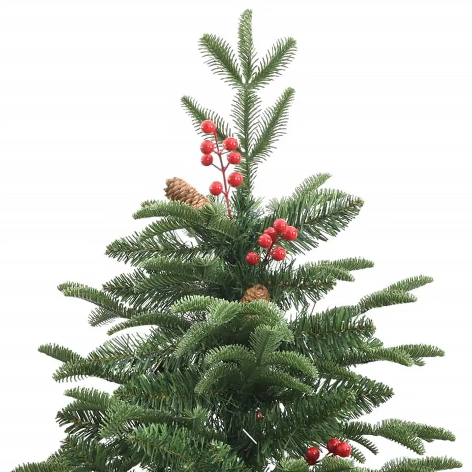 vidaXL - Gescharnierde Kunstkerstboom - Groen - 210 cm