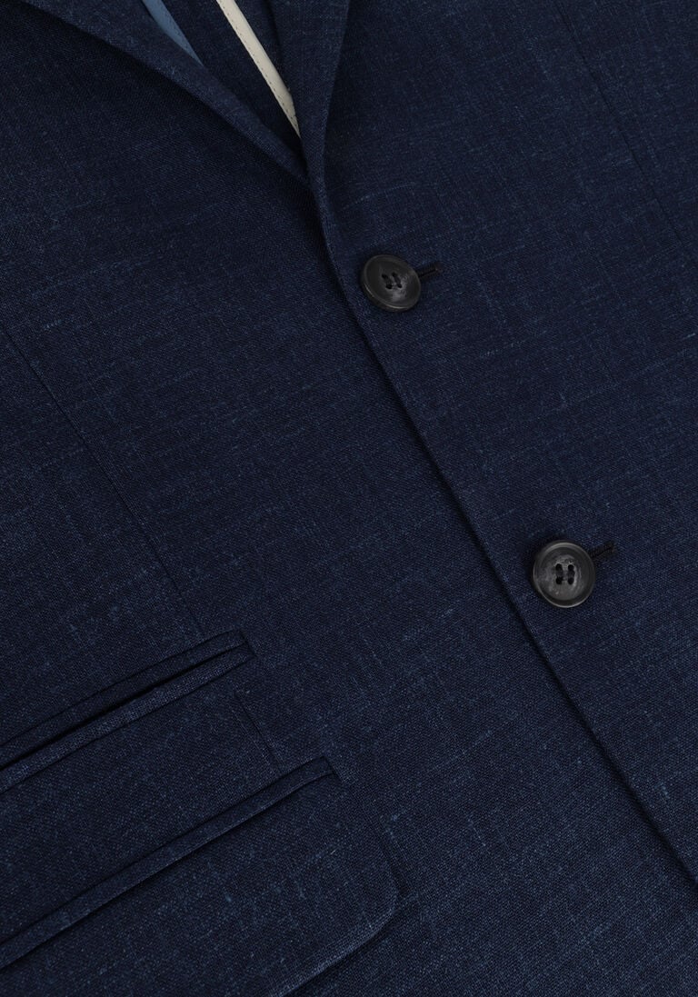 SELECTED HOMME donkerblauwe selected homme colbert slhslim-oasis linen blz