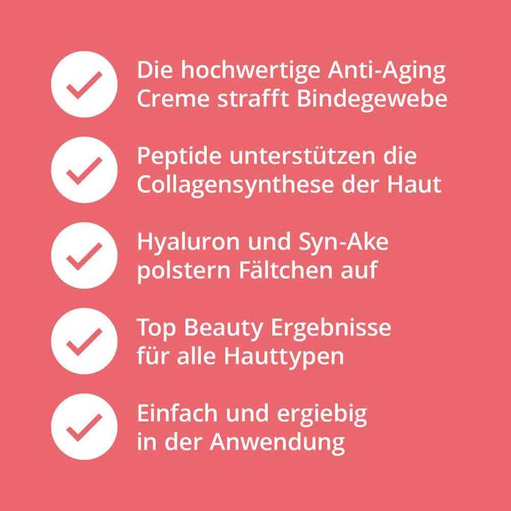 Collagen Creme Peptid Filler + Hyaluron, 50 ml