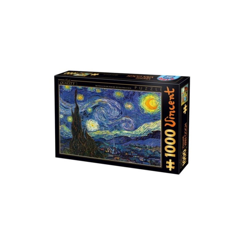 Puzzle 1000 pièces - Van Gogh - Nuit Étoilée