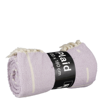 Plaid streep lila - l180xb130cm