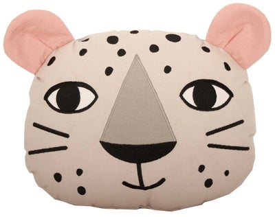 Roommate Leopard Pyntepute, Off White