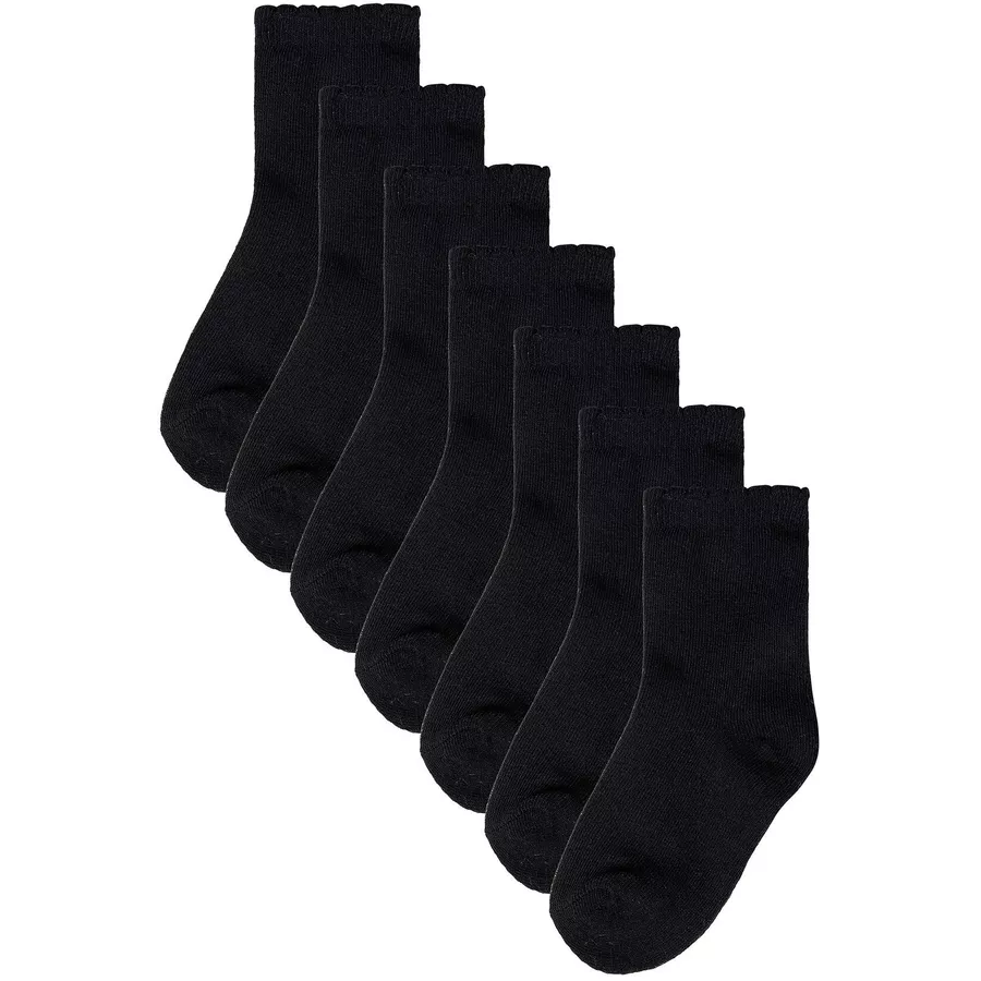 MINOTI 7er-Pack Socken Schwarz