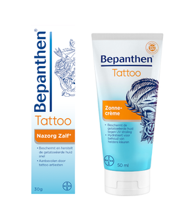 Bepanthen Tattoo Zomerpakket - Nazorg Zalf en Zonnecrème 2 Stuks