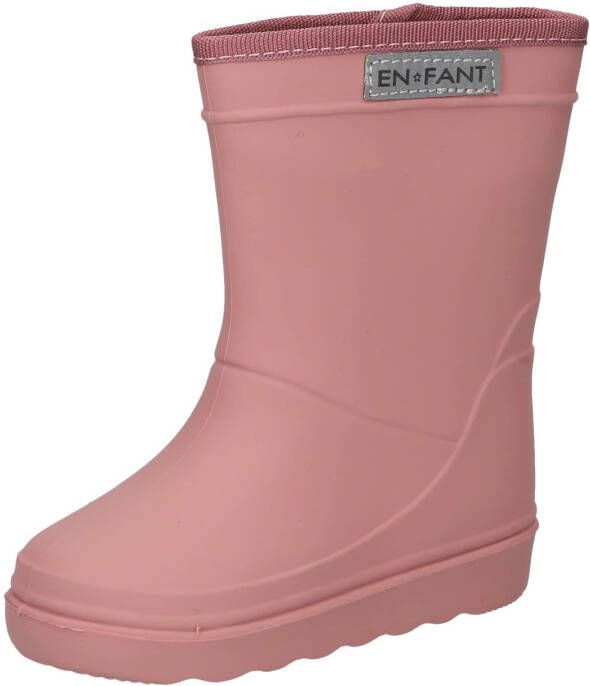 En Fant Kinder Gummistiefel Rain Boots Solid Old Rose