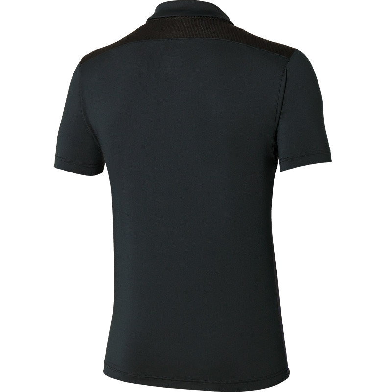 Polo de tennis Mizuno Mugen Shadow noir