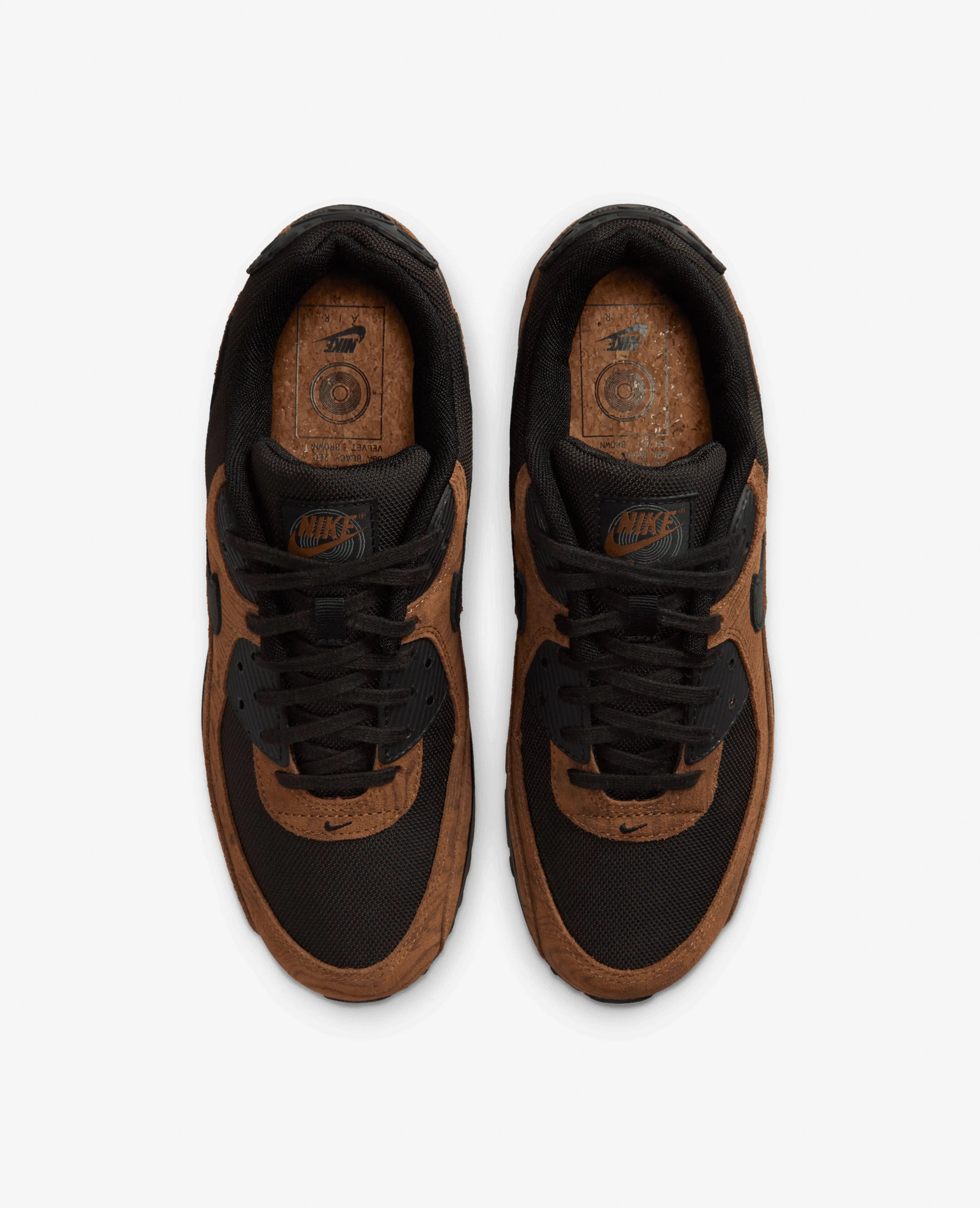 Nike Air Max 90 PRM (LT BRITISH TAN/BLACK-VELVET BROWN)