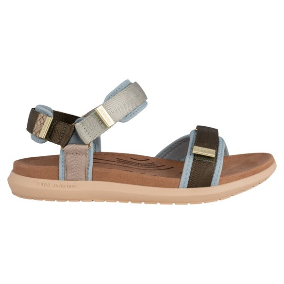 Line Lite, Flade sandaler, kvinder, stone multi