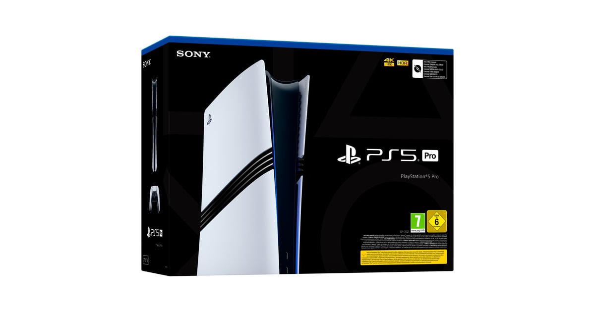 SonyPlayStation 5 Pro Digital Edition - 2 TB spelconsole  (Wit/zwart)