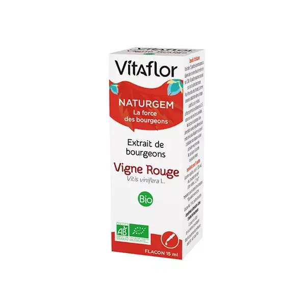 Extrato de Broto de Videira Vermelha Orgânico Vitaflor 15ml