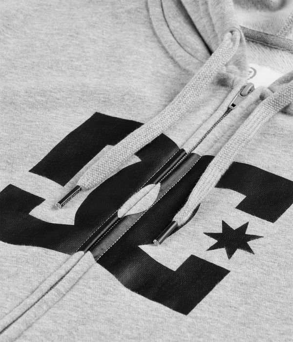 DC Star Zip-Hoodie (heather grey)
