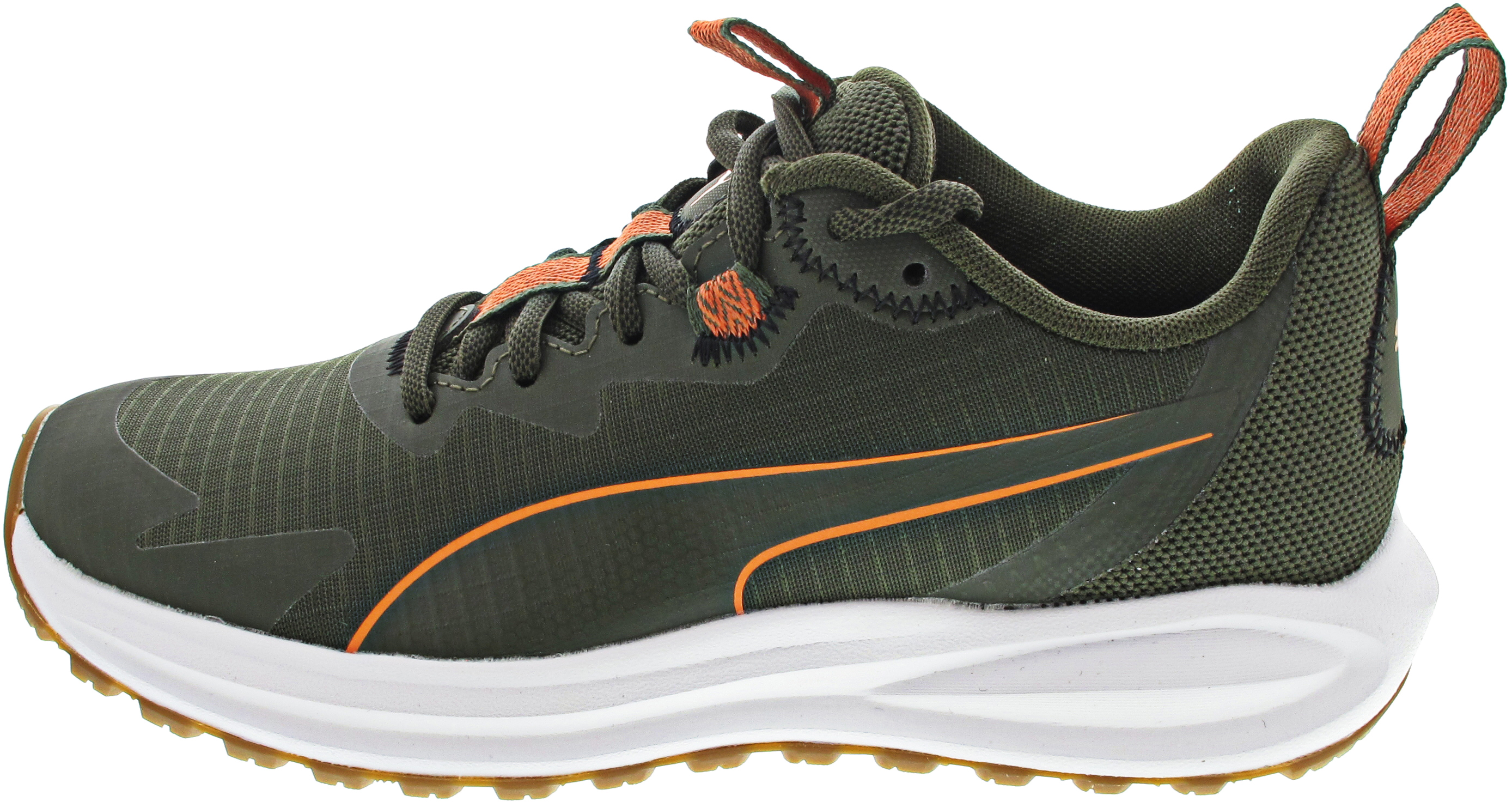 Puma Twitch Runner Trail Jr Sneaker grün kombi