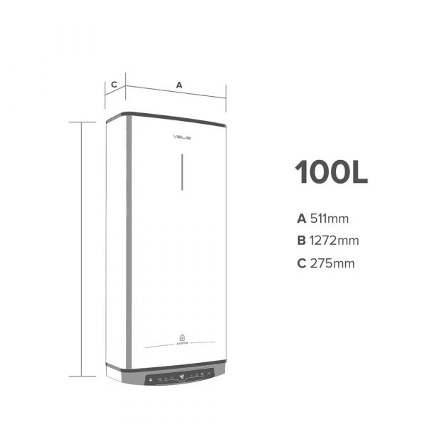 Termoacumulador Ariston Velis Pro WiFi 100L - 3626366