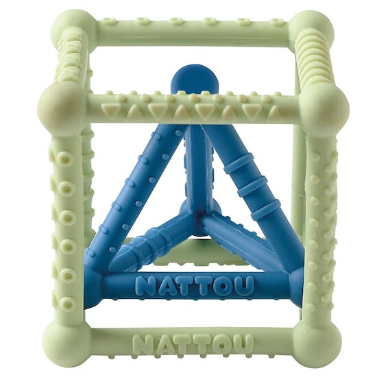 Cube en silicone   Vert        10 cm   de               Nattou