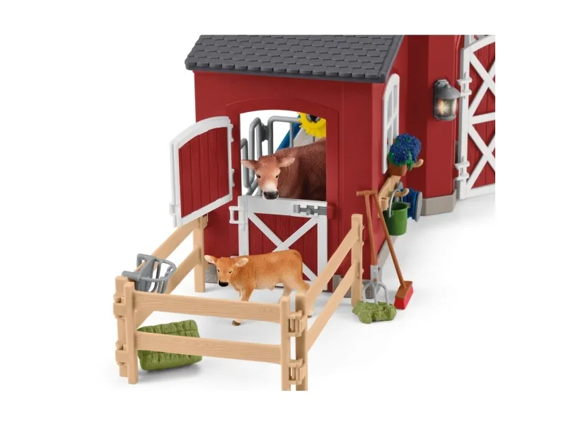Schleich Red Barn with Animals and Accessories