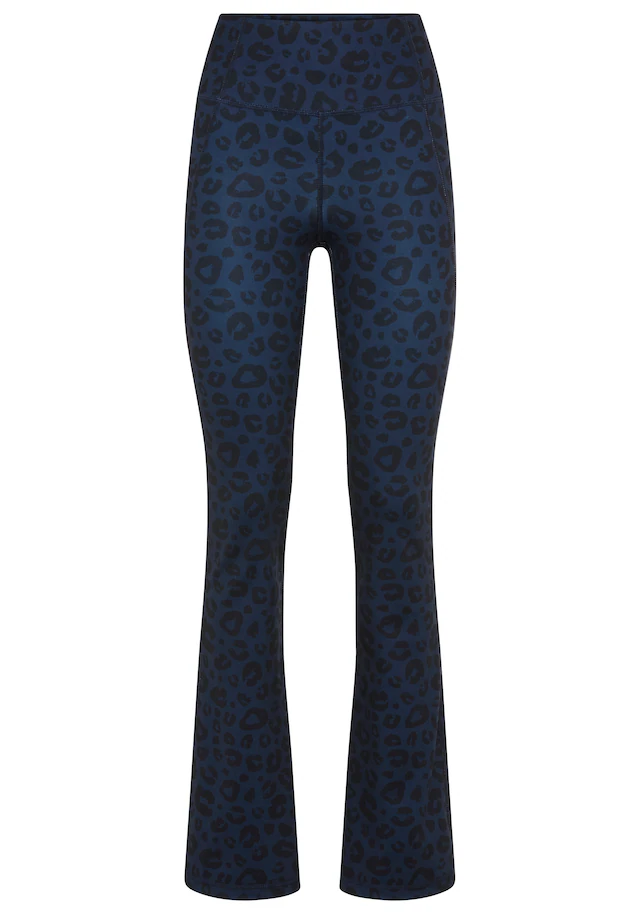 FAYN SPORTS Leggings  Reflektor Logo-Print
