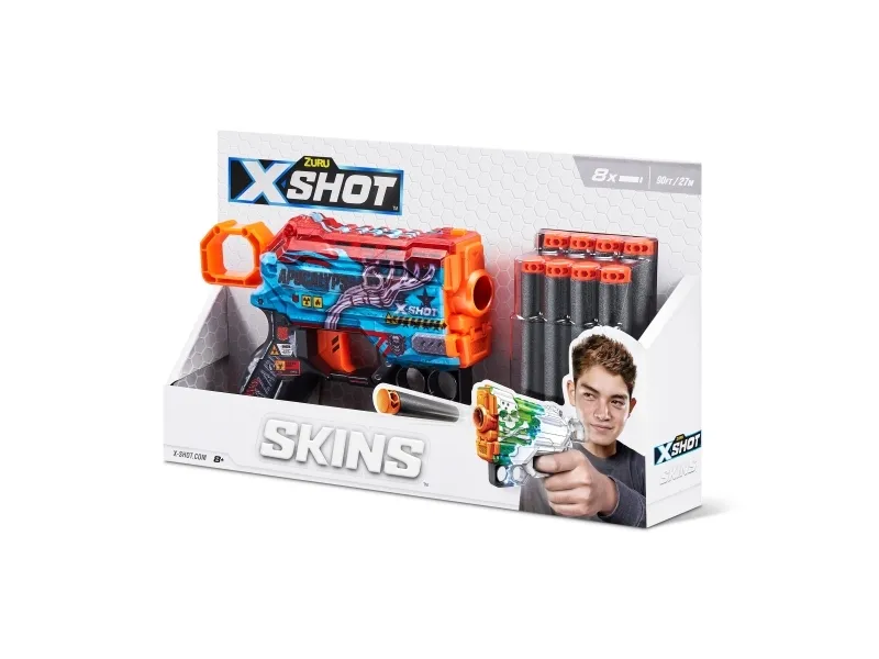 X-Shot Skins Menace Dart Blaster (8 Darts)