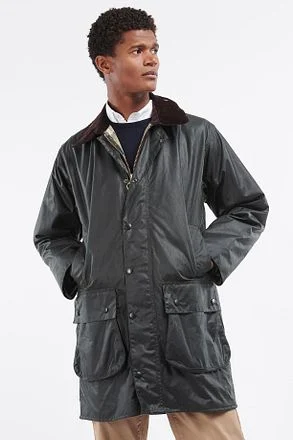 Barbour Border Wax Jas Groen MWX0008-SG91 kopen