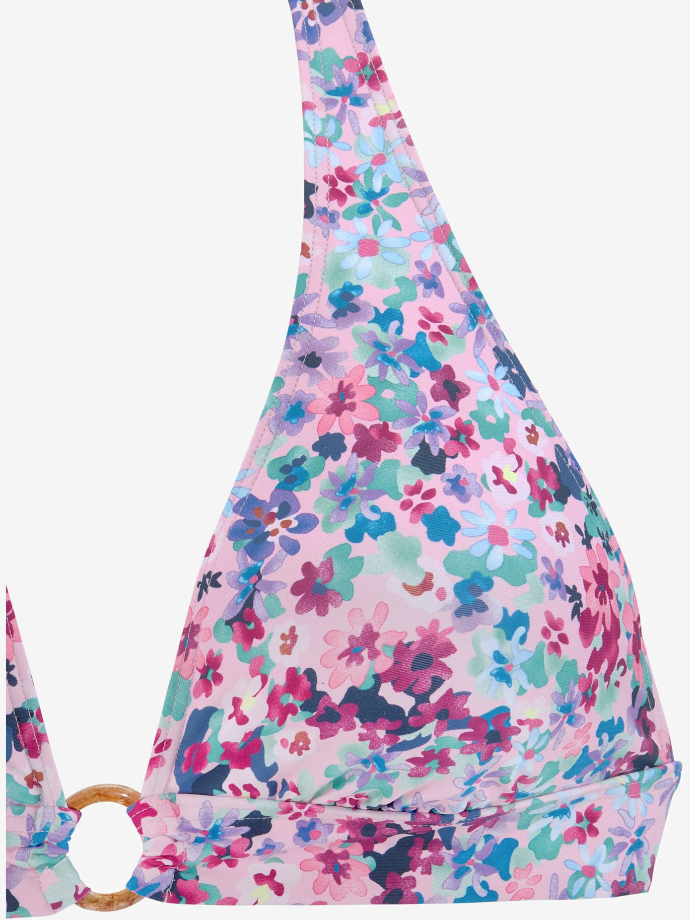 Haut de bikini triangle design floral