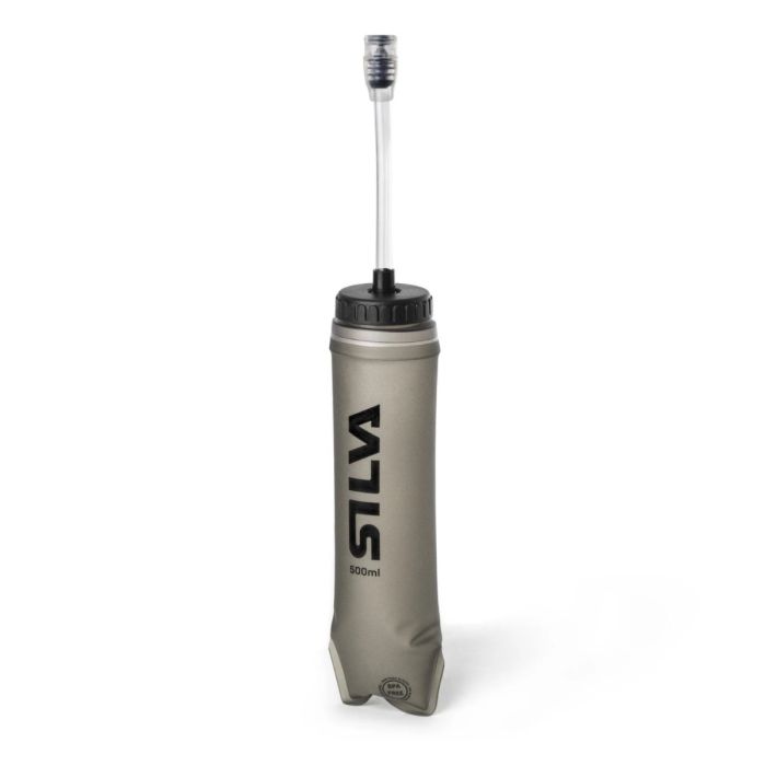 Silva Unisex Drikketilbehør Soft Flask Straw 500 ml Grå