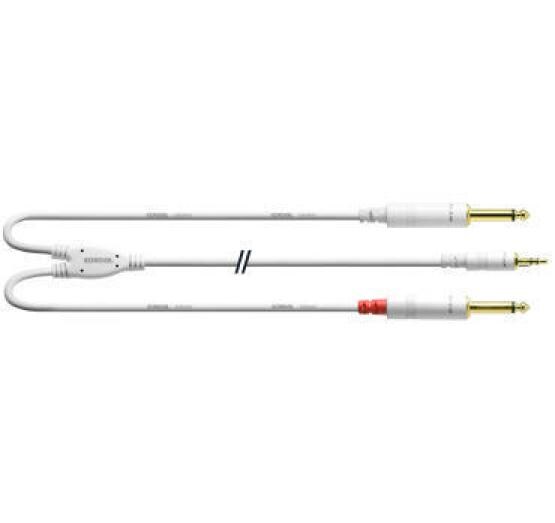 Audio-Kabel 3.5 mm Klinke - 6.3 mm Klinke 1.5 mStudiokabel
