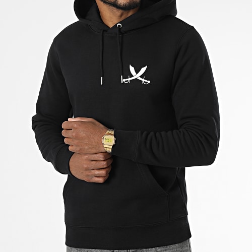 Sweat Capuche Nation Noir Blanc