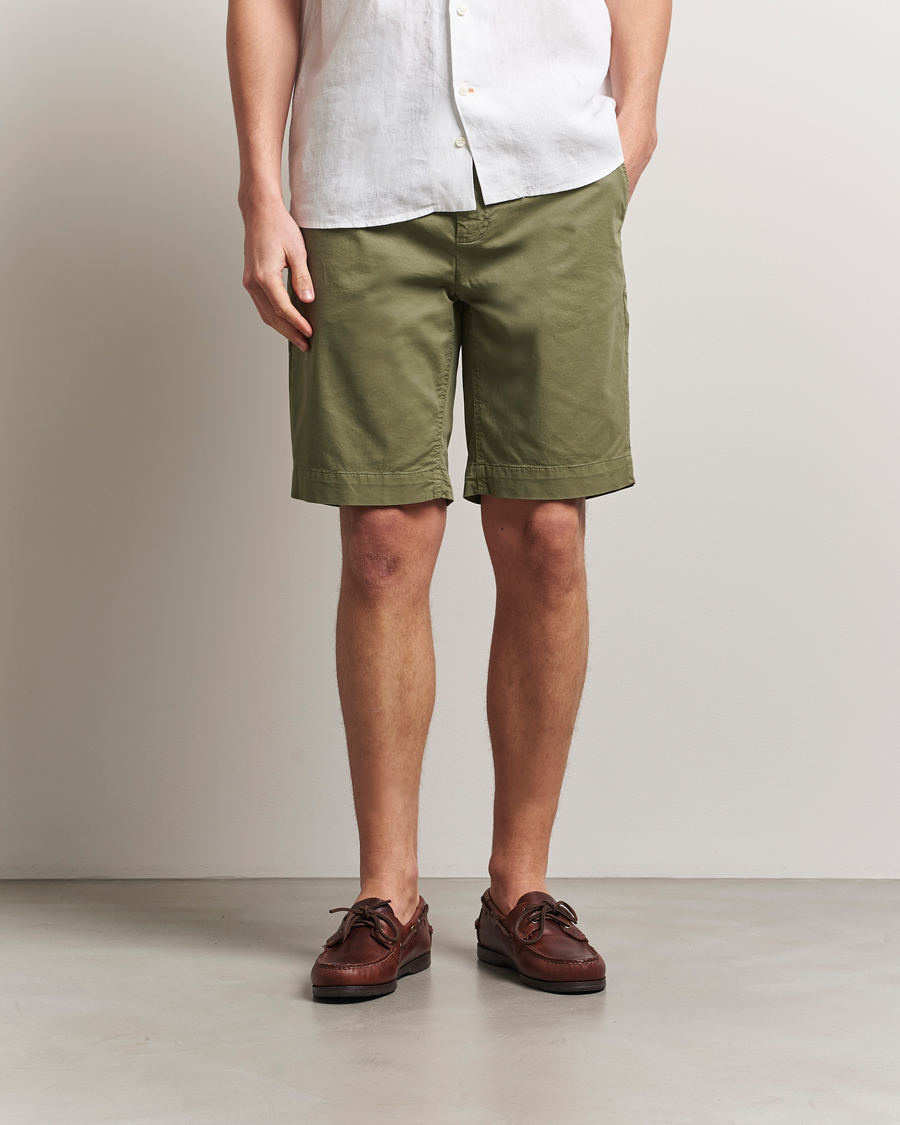 Morris Jefferey Summer Chinos Shorts Olive