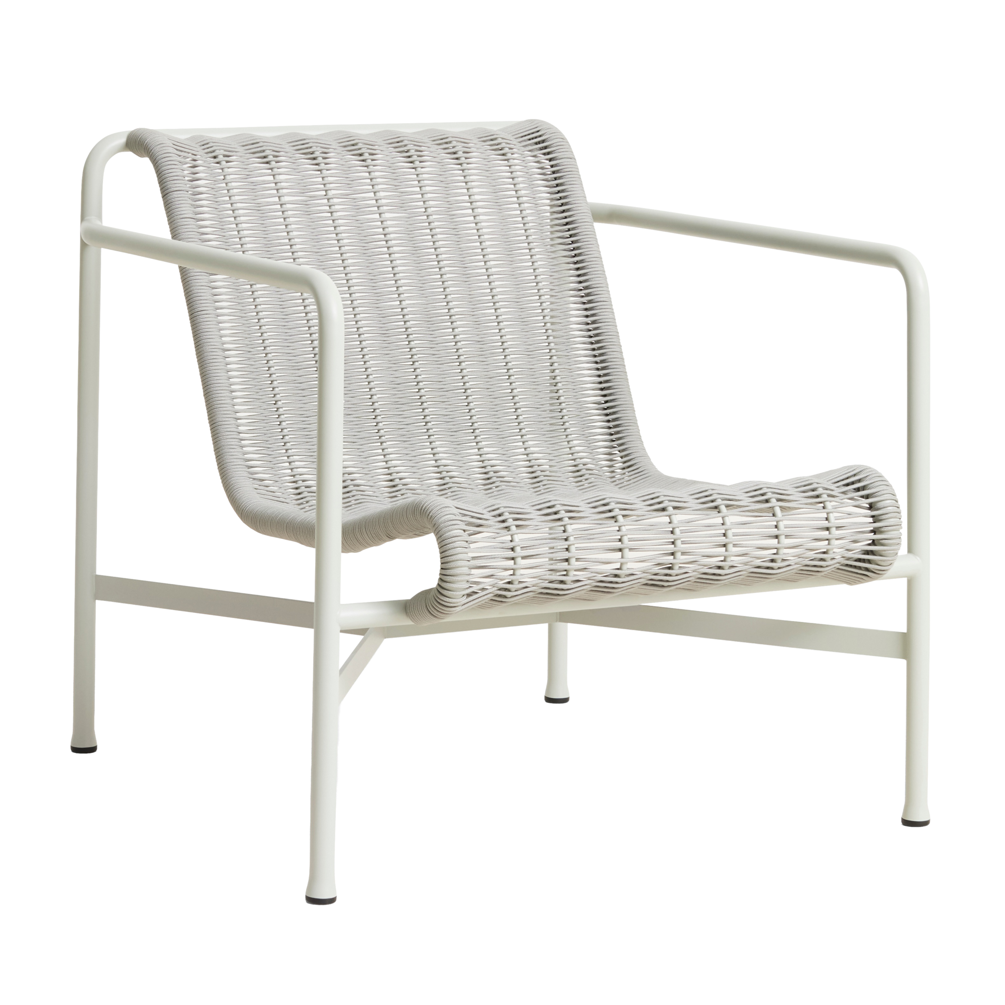 Loungestoel Palissade Cord laag grijs
