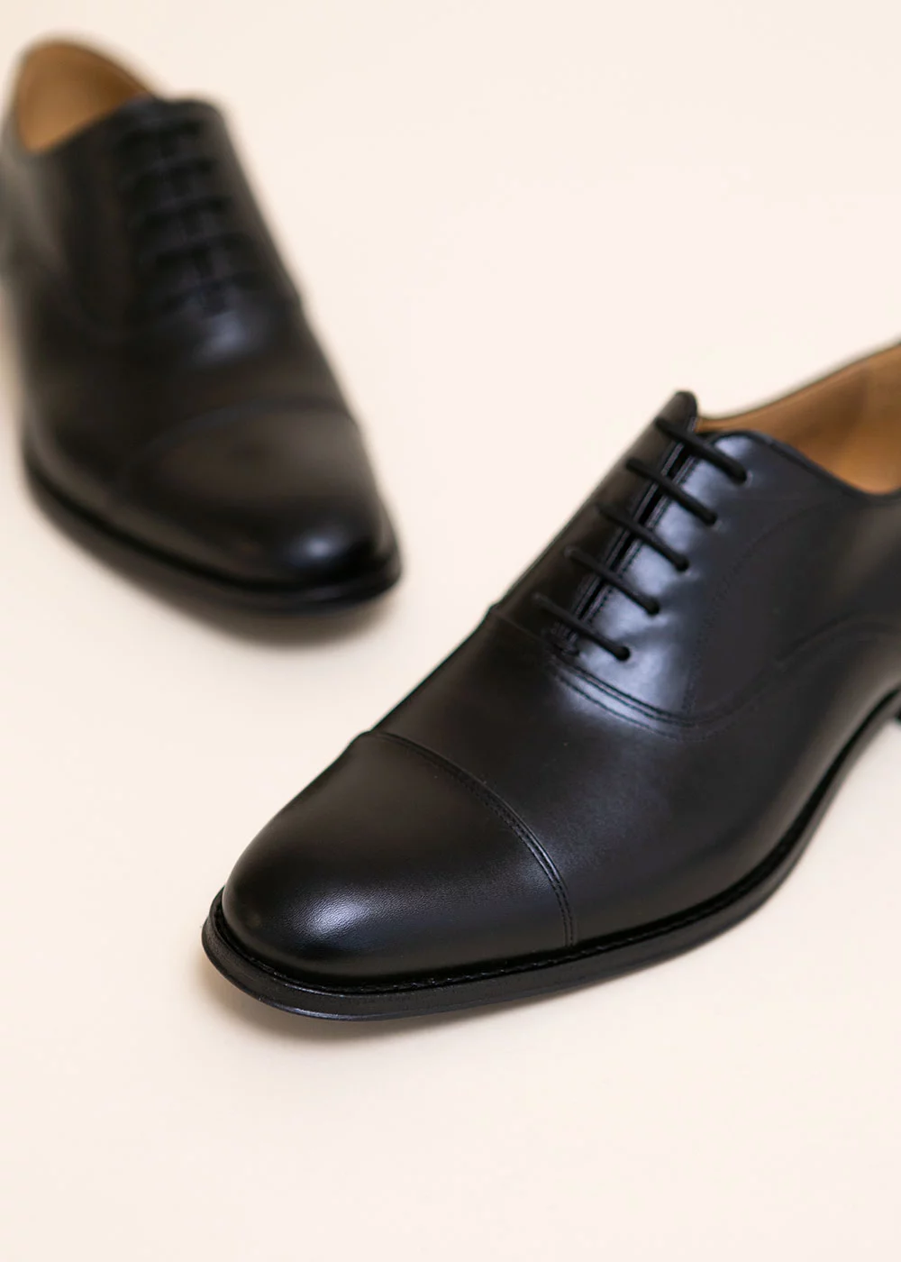 RICHELIEU ASCOLI CUIR NOIR