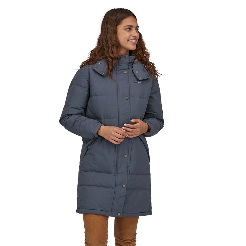 Patagonia Downdrift Parka, dame (Smolder Blue) - Spejder Sport