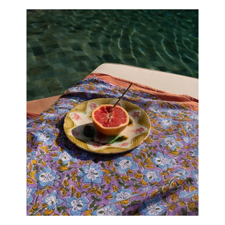Doing Goods Plaid à fleurs Alyssa | Terracotta