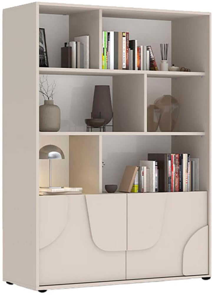 INOSIGN Highboard »Stone« 3D-Design, Push-to-open, Stauraum dekorativ & praktisch, Füsse wählbar