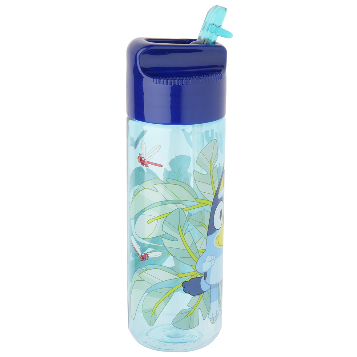 Topolino Bluey  Trinkflasche mit Muster dunkelblau / hellblau