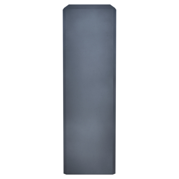 Betonpoer met plaat antraciet 18 x 18 x 58 cm
