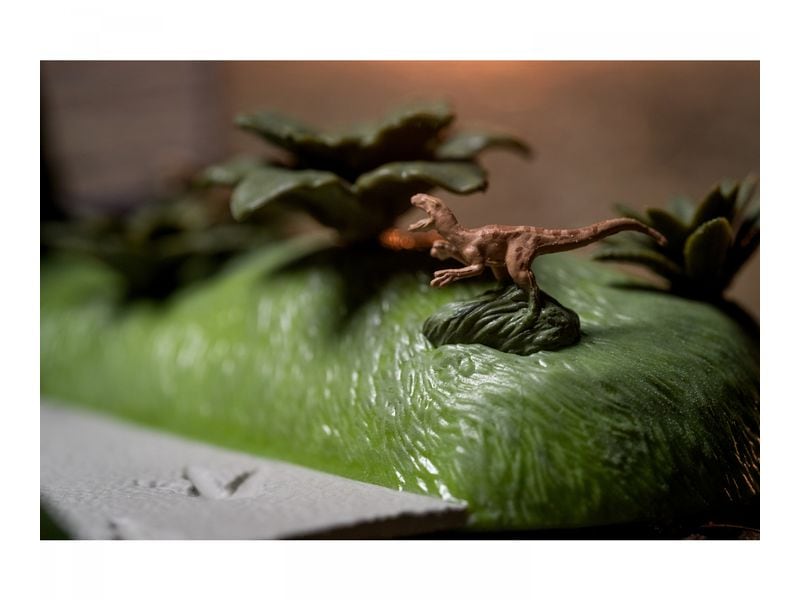 Jada Toys Jurassic World Diorama mit 2 Nano Cars Jurassic World Nano Szene Diorama mit zwei Modellautos