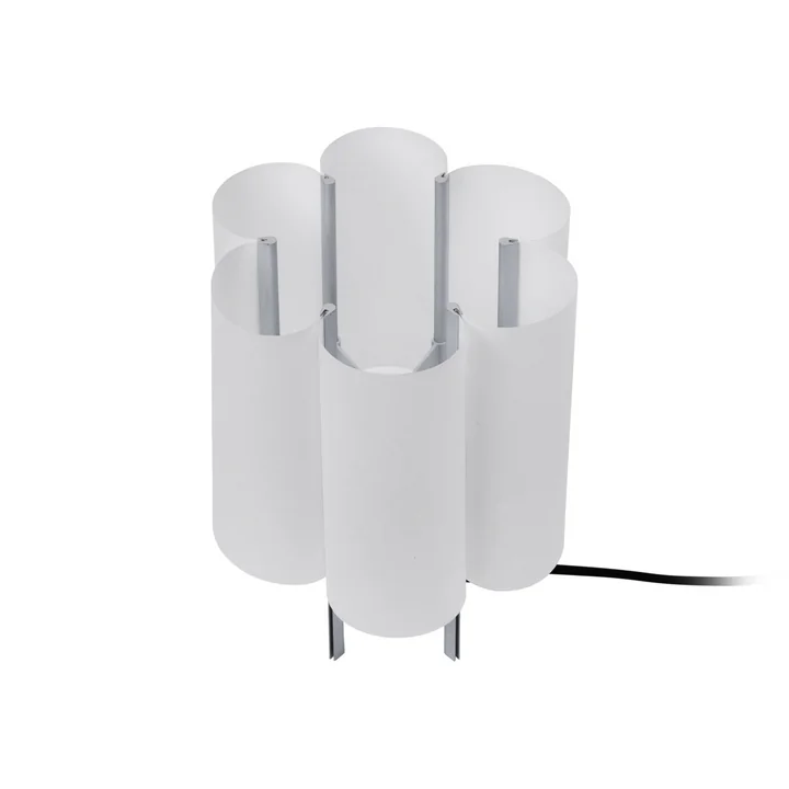Ferm Living - Boe Tischleuchte, H 28 cm, silber / natur
