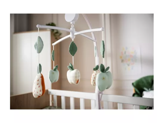 Mobile musical en coton