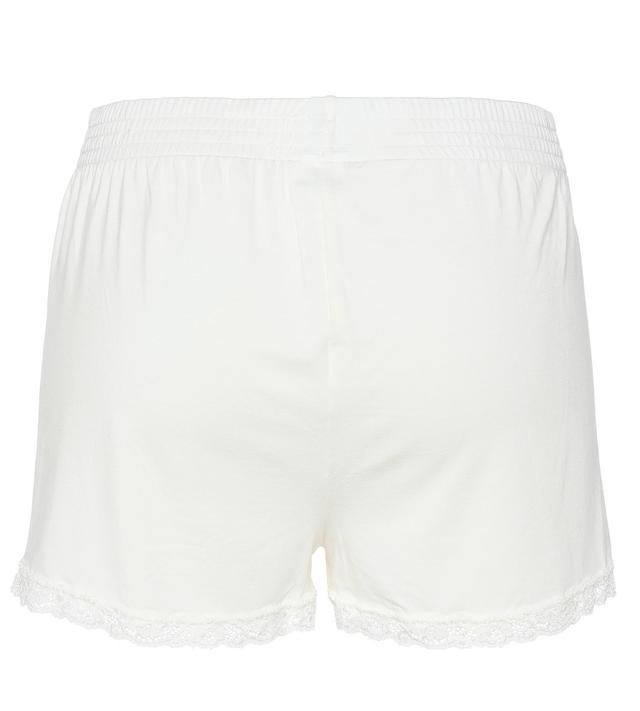 Pyjama Shorty mit Spitze, 2er Pack