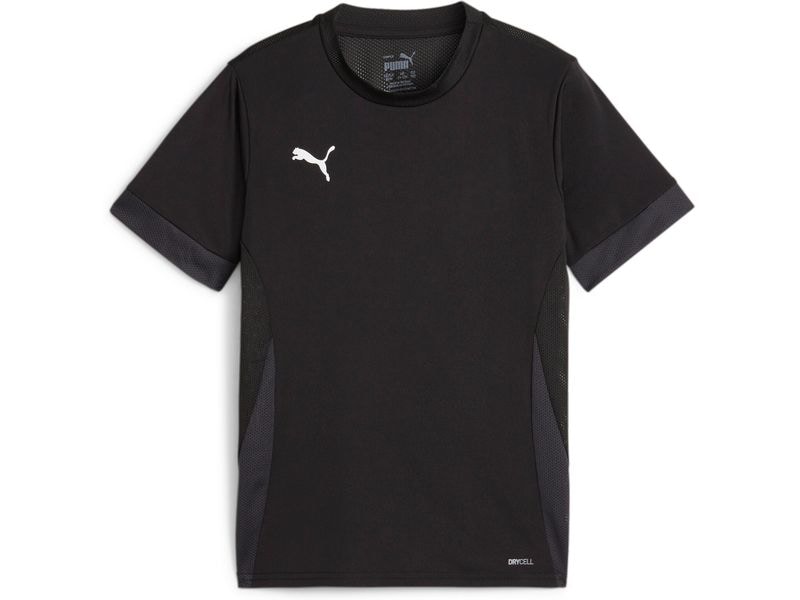PUMA Jersey teamGOAL Matchday Jr 116, Schwarz Das atmungsaktive und leichte T-Shirt für maximale Leistung am Spieltag