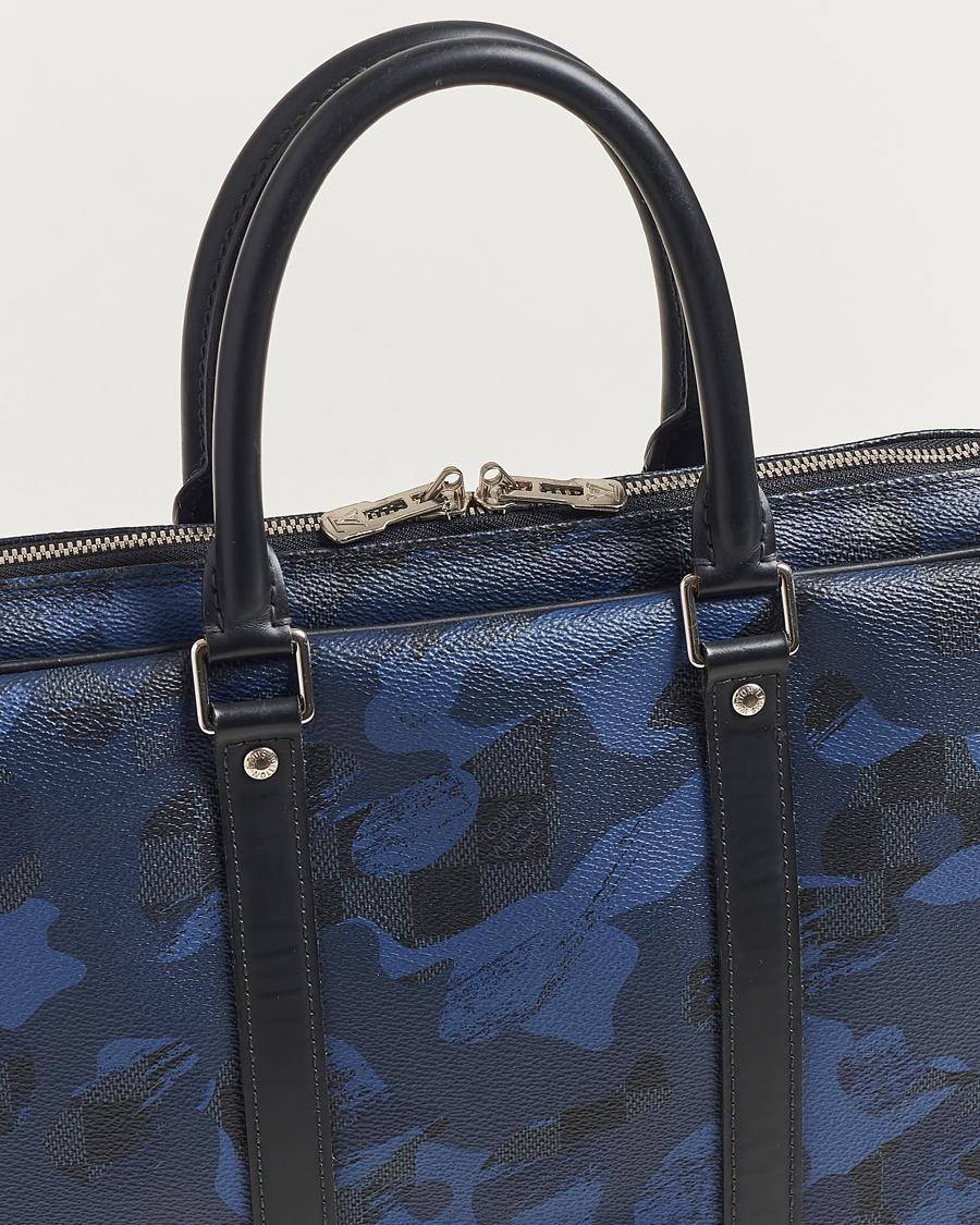 Louis Vuitton Pre-Owned Porte-Documents Voyage Briefcase Navy Blue