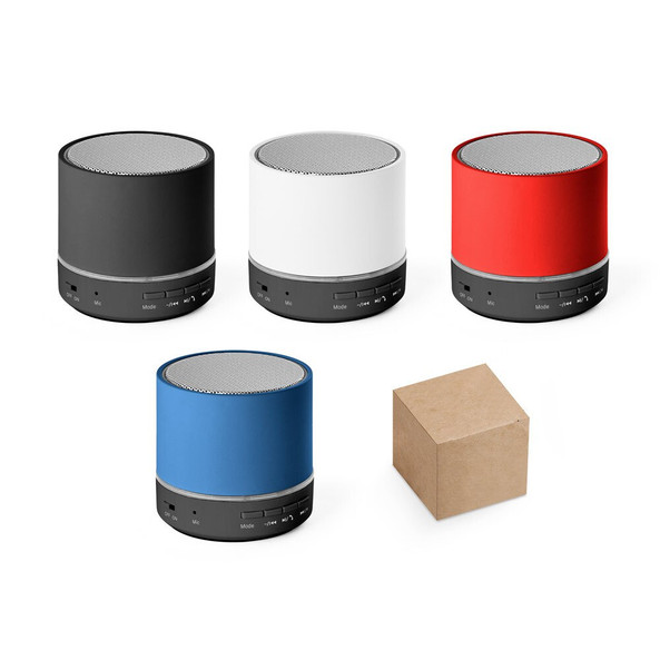 hi!dea 97176 - Haut-parleur portable 3W avec 4h30m d'autonomie sur ABS recyclé (100 % rABS)