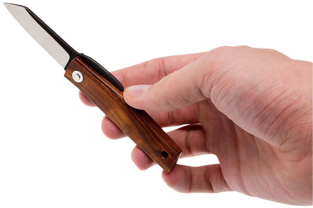 Ohta FK5 Higonokami-zakmes, desert ironwood