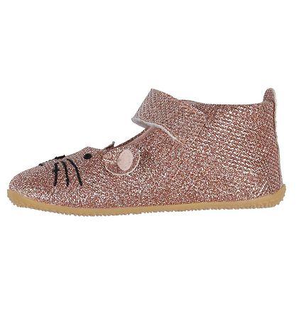 Living Kitzbühel Ballerina Hjemmesko- Rosa Glitter m. Kat