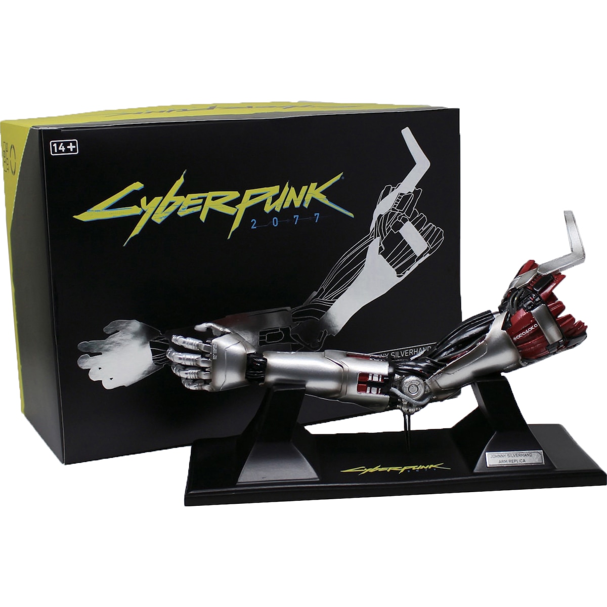 NeaMedia Icons Cyberpunk 2077 actionfigur (Johnny Silverhand s arm)