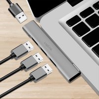 Hub USB 3.0 Ultraslim, 4 ports, boîtier aluminium