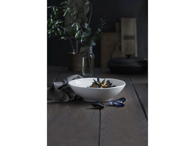 Pillivuyt Boulogne Tallerken dyb Dia 26 cm Hvid