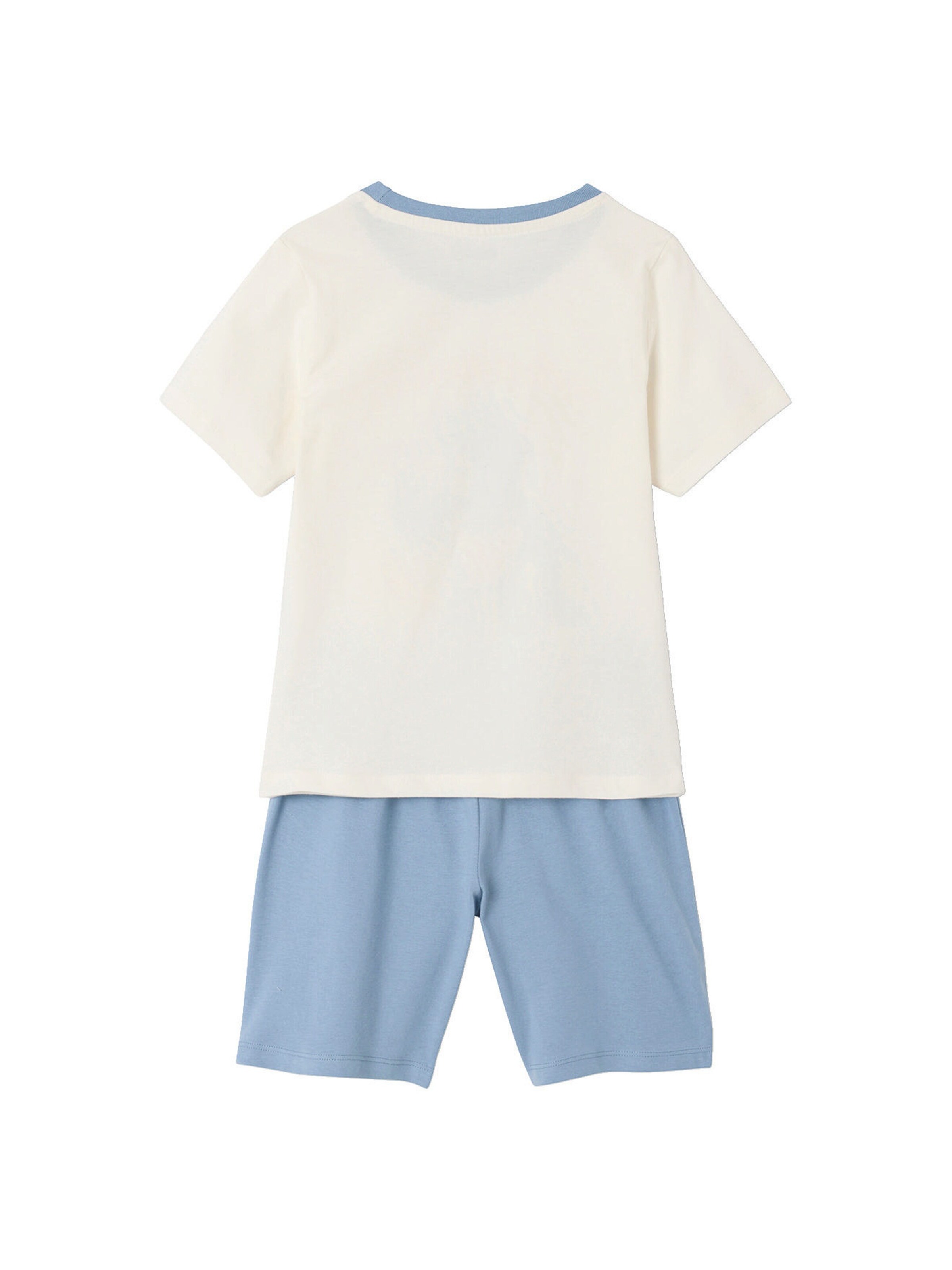 Vertbaudet Bio-Kollektion: 2er-Pack Jungen Sommer-Schlafanzüge mit Gorilla graublau
