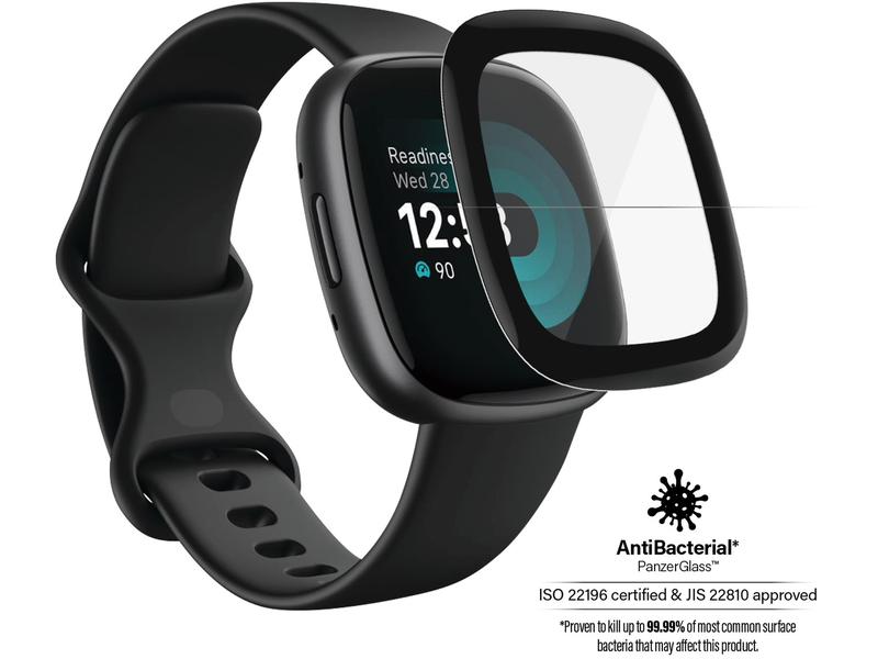 Panzerglass Displayschutz Fitbit Versa 3/4 und Sense Displayschutz für die Fitbit Versa 3/4 und Sense