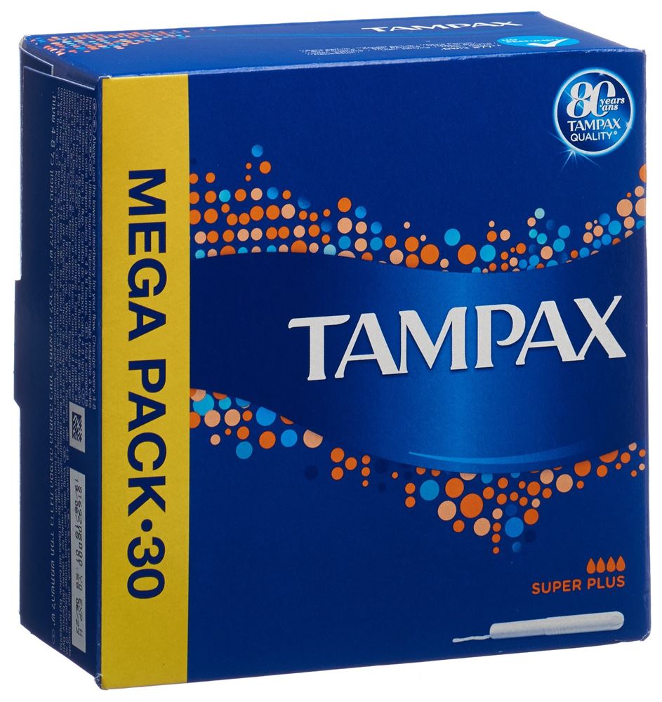 TAMPAX Tampons<br>30 Stück, Super Plus