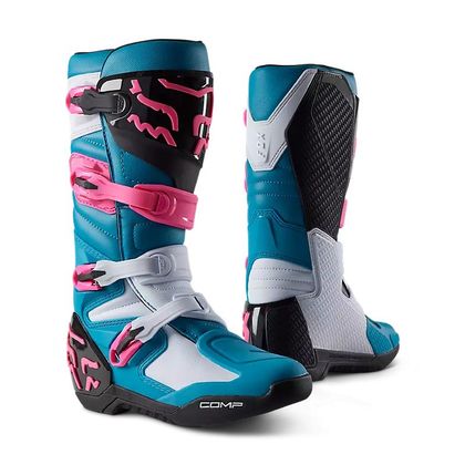 Bottes cross Fox COMP 2025 - Bleu